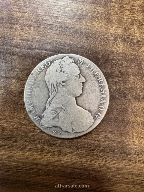 Historic Maria Theresa Thaler (1780) Silver Coin & A collection of vintage Arab and GCC coins (Bahrain, UAE, Kuwait, and others) 3