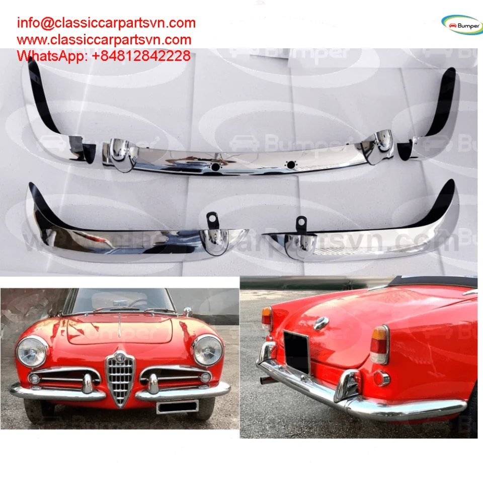 Alfa Romeo Giulietta Spider S2 S3 (1955-1962) bumpers