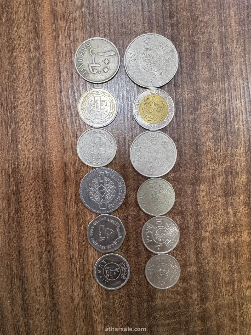 Historic Maria Theresa Thaler (1780) Silver Coin & A collection of vintage Arab and GCC coins (Bahrain, UAE, Kuwait, and others)