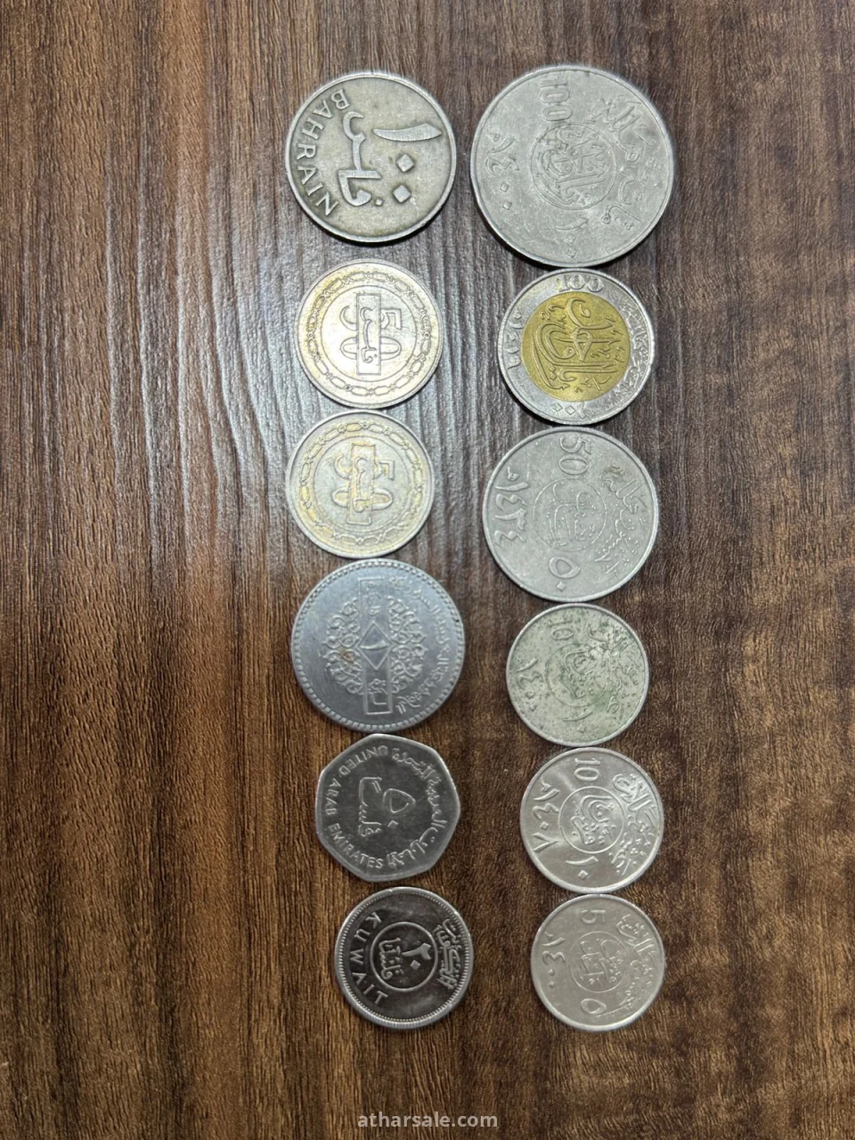 Historic Maria Theresa Thaler (1780) Silver Coin & A collection of vintage Arab and GCC coins (Bahrain, UAE, Kuwait, and others)
