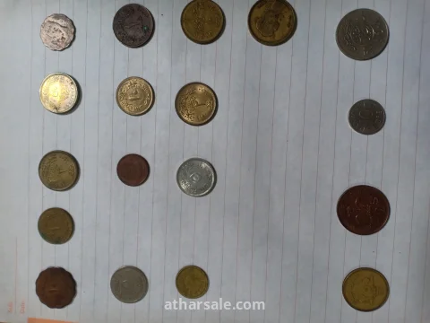 عملات قديمه متنوعه مصريه واجنبيه 12