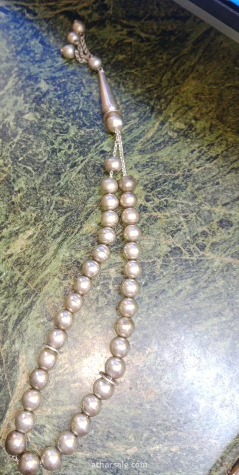 سبحة فضة عيار 900