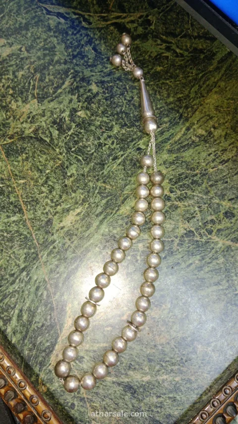 سبحة فضة عيار 900