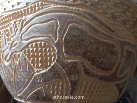 تحفة إفريقية أصلية نادرة (1950–1970) – نحت يدوي (خشب وبرونز) 6