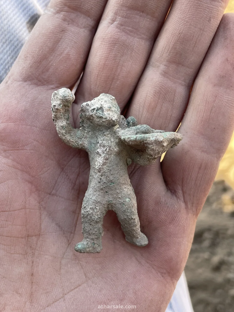 Aramaic bronze statue (تمثال آرامي برونزي)