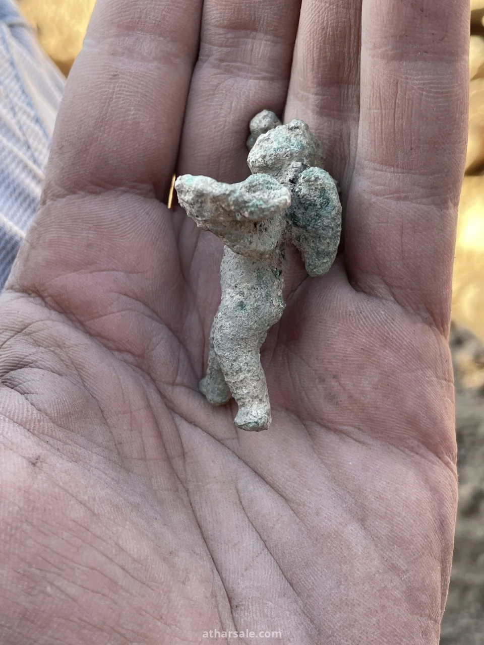 Aramaic bronze statue (تمثال آرامي برونزي)