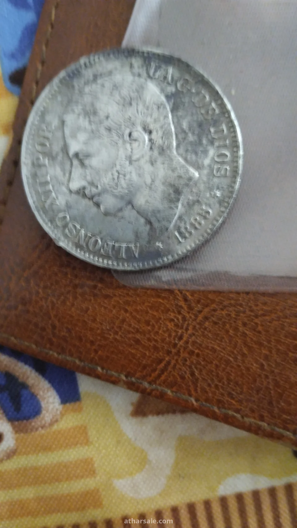 عملة لإسبانيا 1885 فضه 900