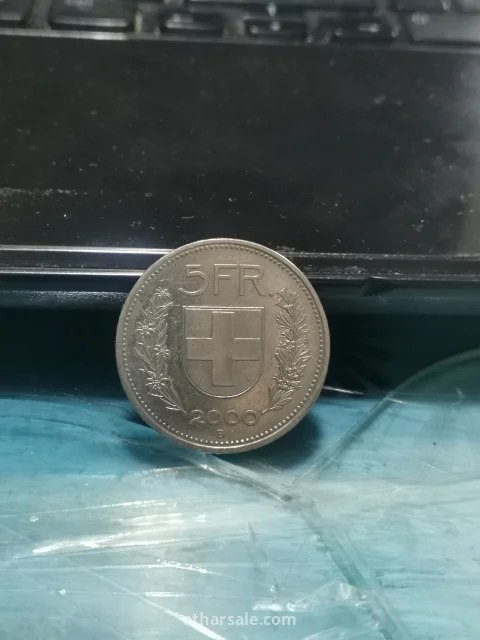 5 Swiss Franc 2000 B commemorative coin