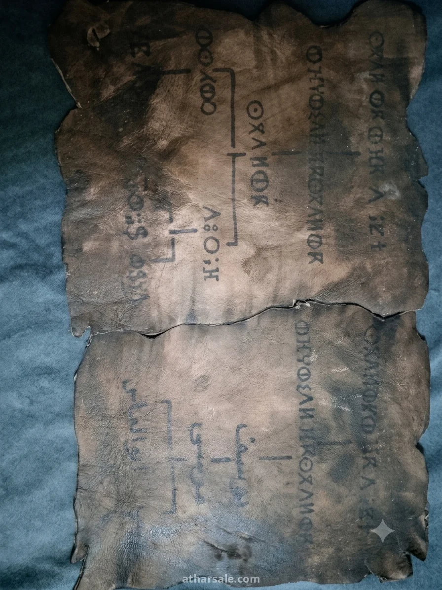 مخطوطه باللغة الأمازيغية والعربية