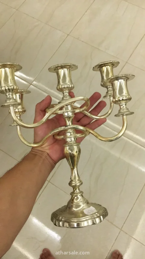 شمعدان نحاس اصفر