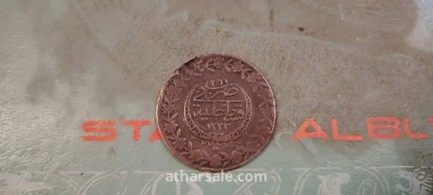عملة عثمانية مصرية أثرية 5 بارة – السلطان محمود الثاني – سنة 1223هـ