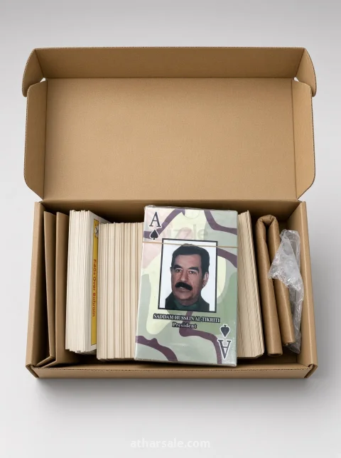 مجموعة كروت صدام حسين (Most Wanted) + كروت حرب الخليج Desert Shield 3