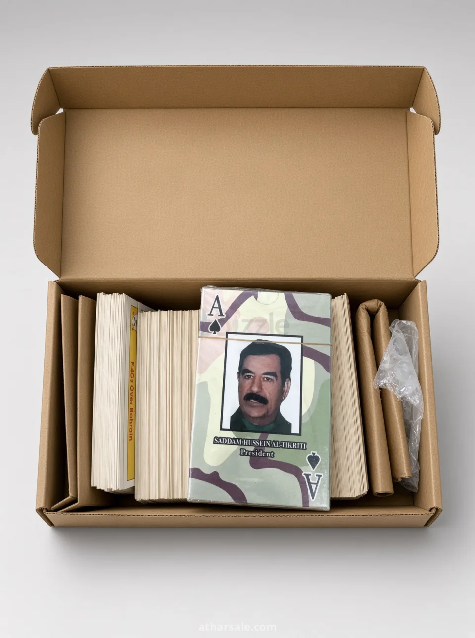 مجموعة كروت صدام حسين (Most Wanted) + كروت حرب الخليج Desert Shield